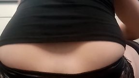 Inserting a black dildo into my hole