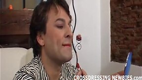 This is my first time dressing like a crossdresser