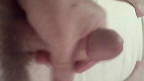 His cock blows a load