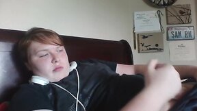 Phat ginger teenager jerk off cumpilation