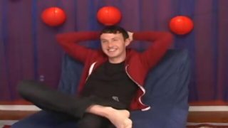 Cute guy loves a blowjob