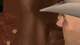 Horny 3D cartoon hunk sucks cock and gets fucked