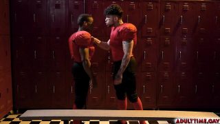 Adrian hart and joseph castlian anal fucking in the locker room