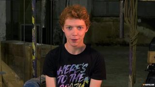 Dominant teenager barebacks his sub after restraining him