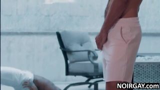 Pounding my new ebony gay roommate
